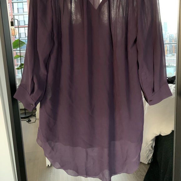 ARITZIA Wilfred 100% Silk Button Up Blouse - XXS - Picture 2 of 4